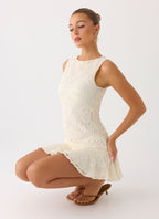Adoria Mini Dress - Ivory