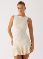 Adoria Mini Dress - Ivory