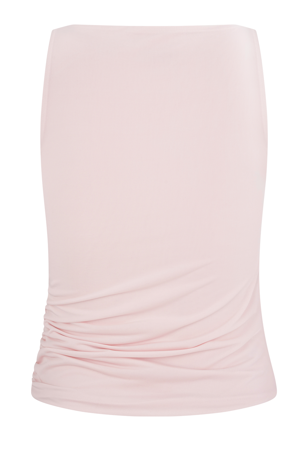 Alicent Slinky Beaded Top - Pale Pink