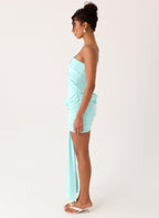 Alizee Mini Dress - Aqua