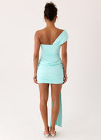 Alizee Mini Dress - Aqua