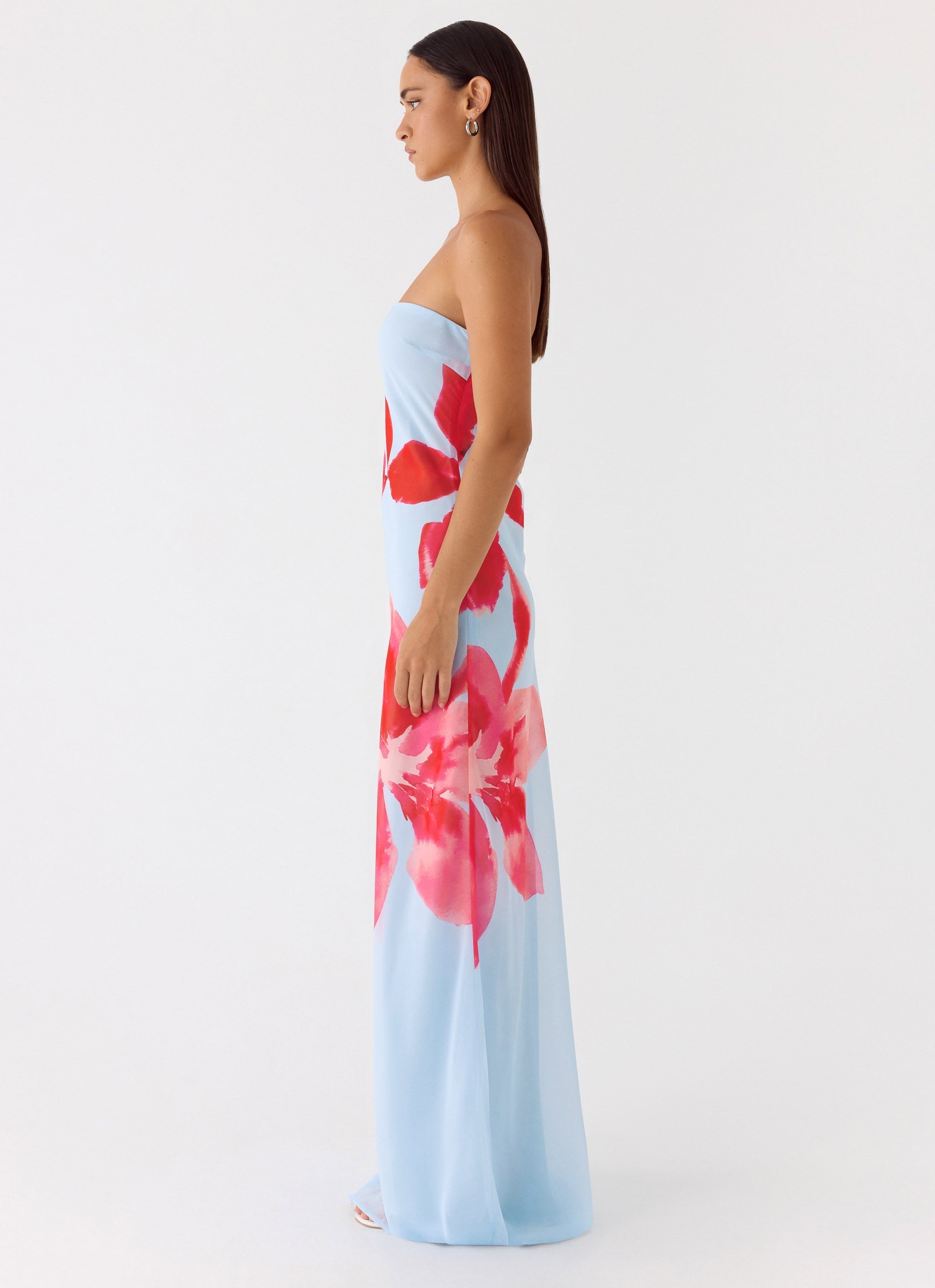 Amelle Maxi Dress - Blue Petal