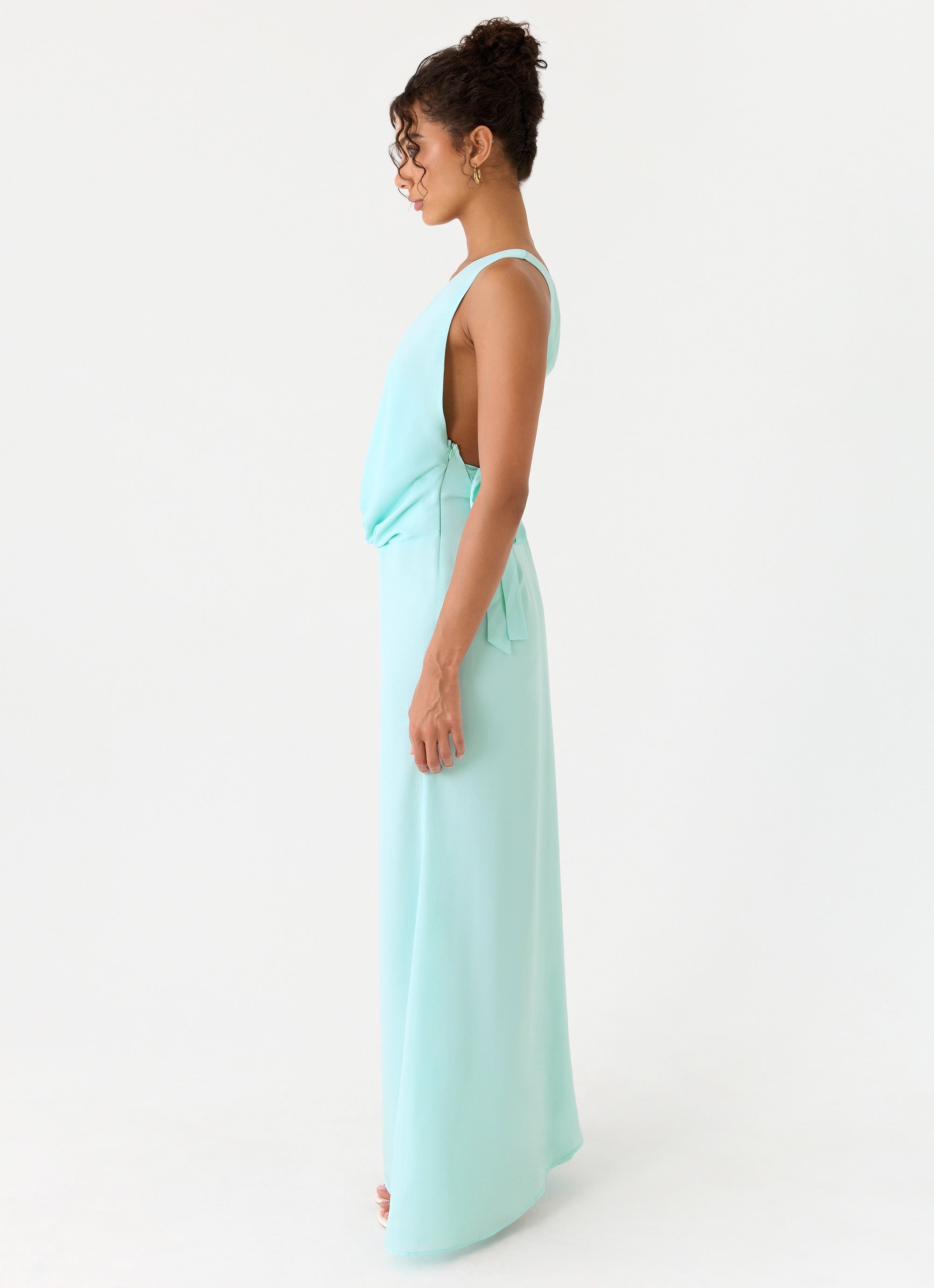 Analia Maxi Dress - Aqua