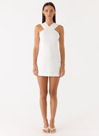 Be My Baby Mini Dress - White