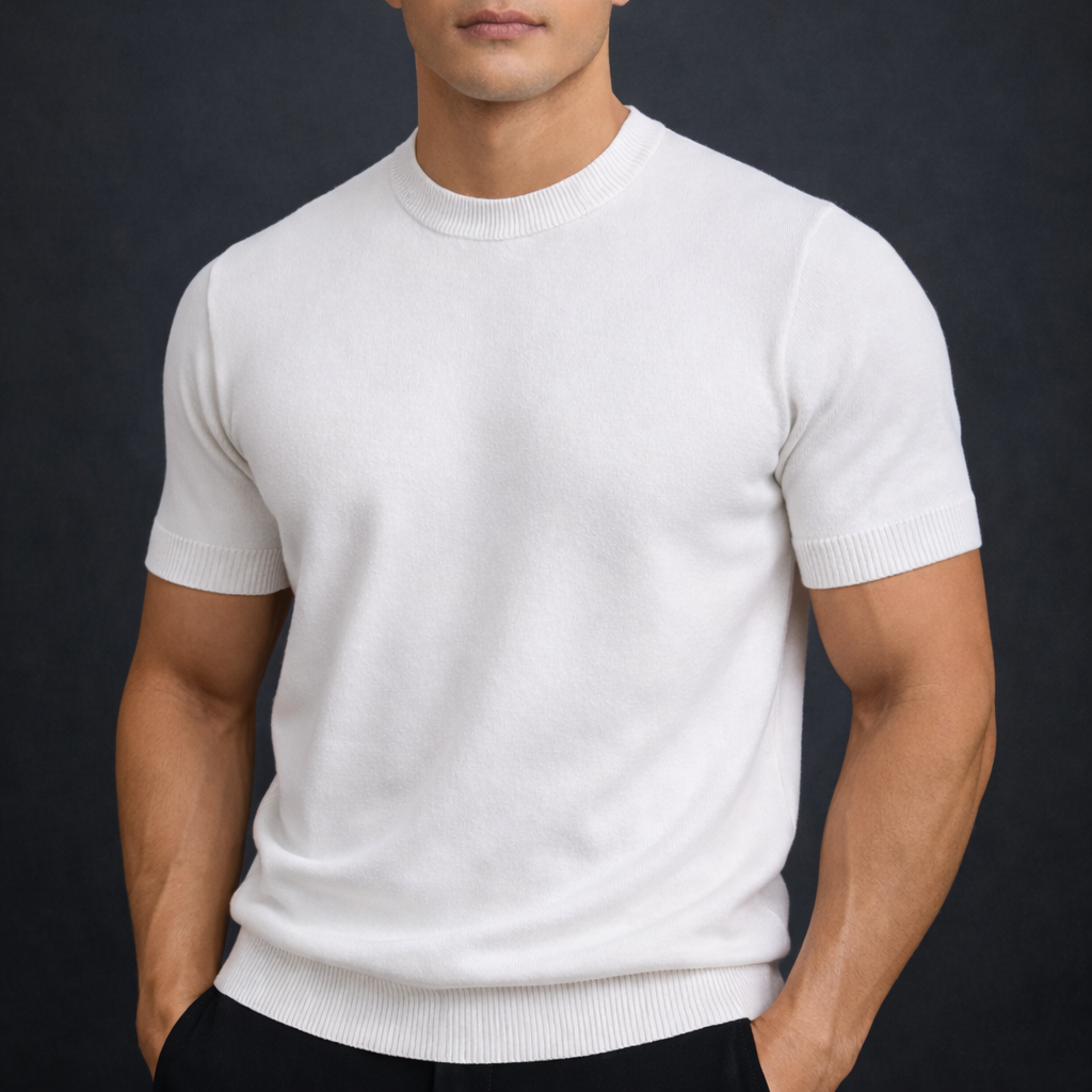 Cashmere T-Shirt with Lightweight Comfort