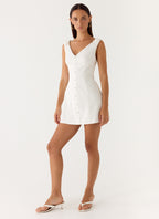 Drift Mini Dress - White