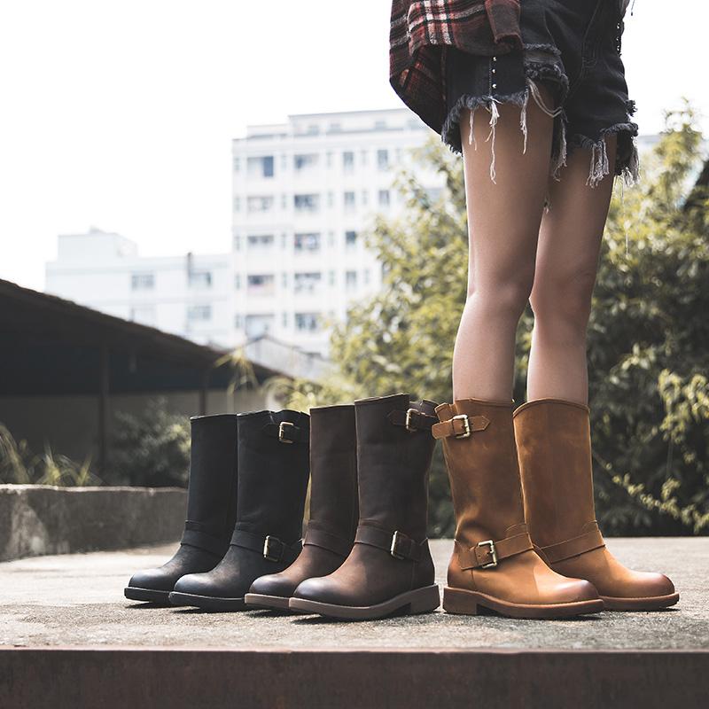 Elise Buckle Boots – Bold Style, Effortless Comfort