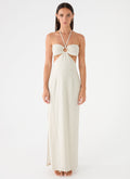 Laid Bare Maxi Dress - Desert Stripe