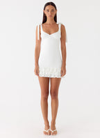 Laufey Mini Dress - White