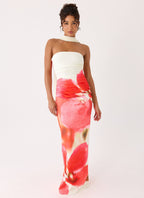 Libra Maxi Dress - Porcelain Rose
