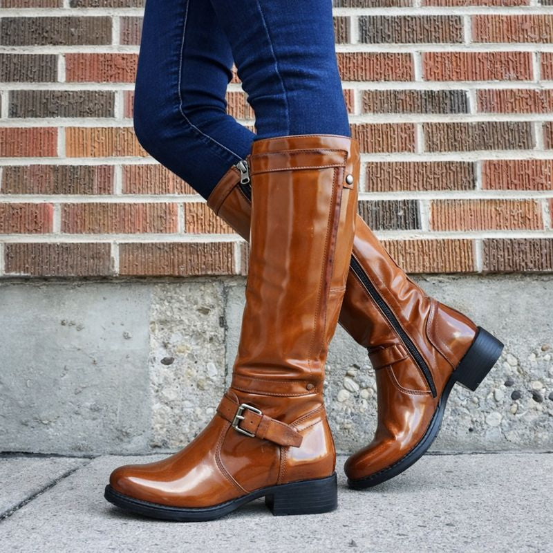 Marj Classic Round Toe Knee-High Boots