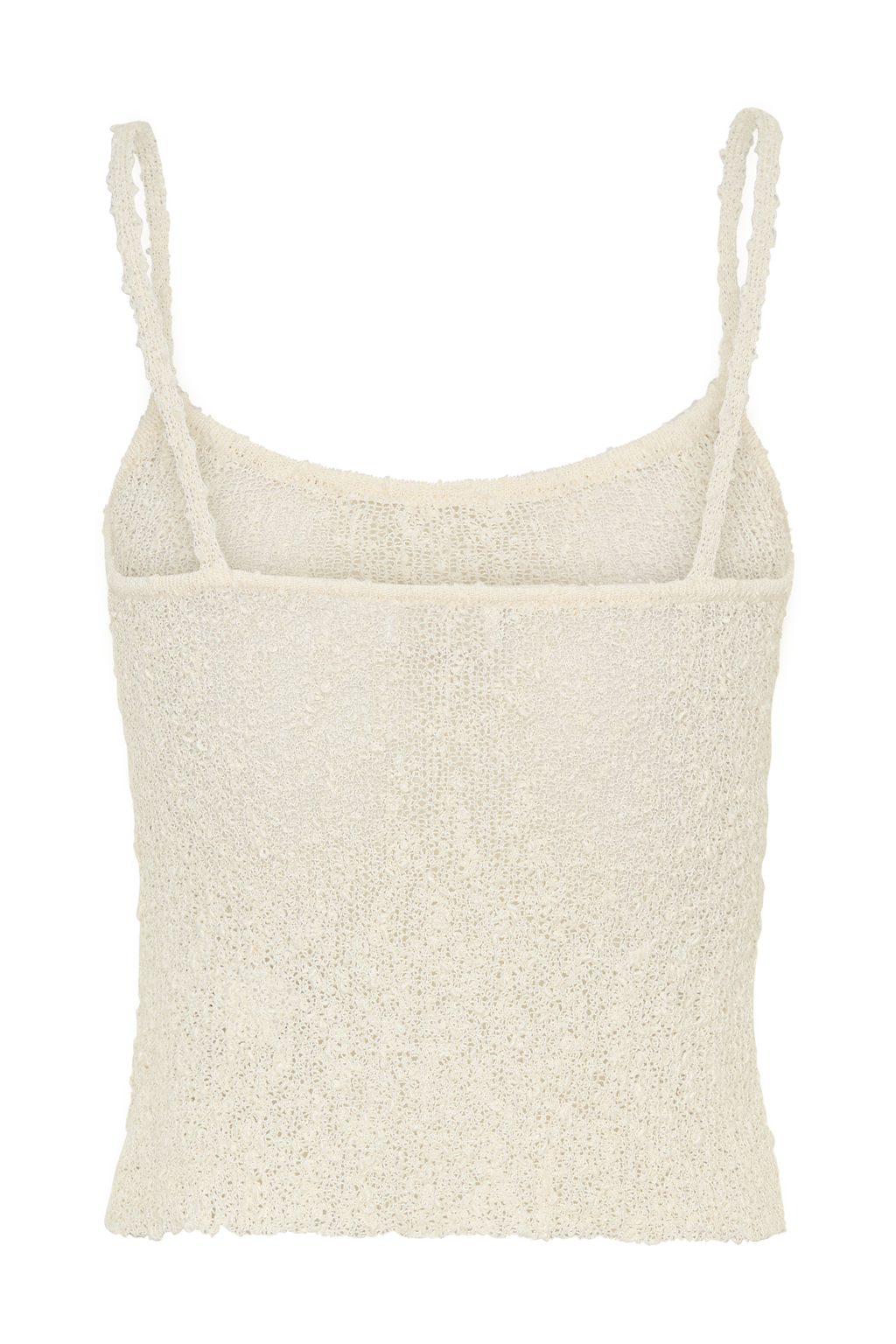 Mattais Boucle Knit Top - Ivory