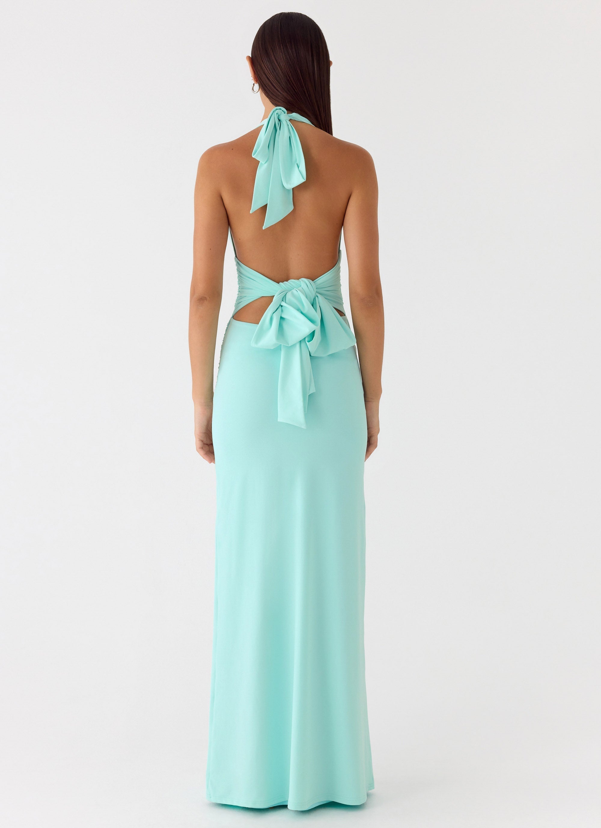 Rhia Halter Maxi Dress - Mint