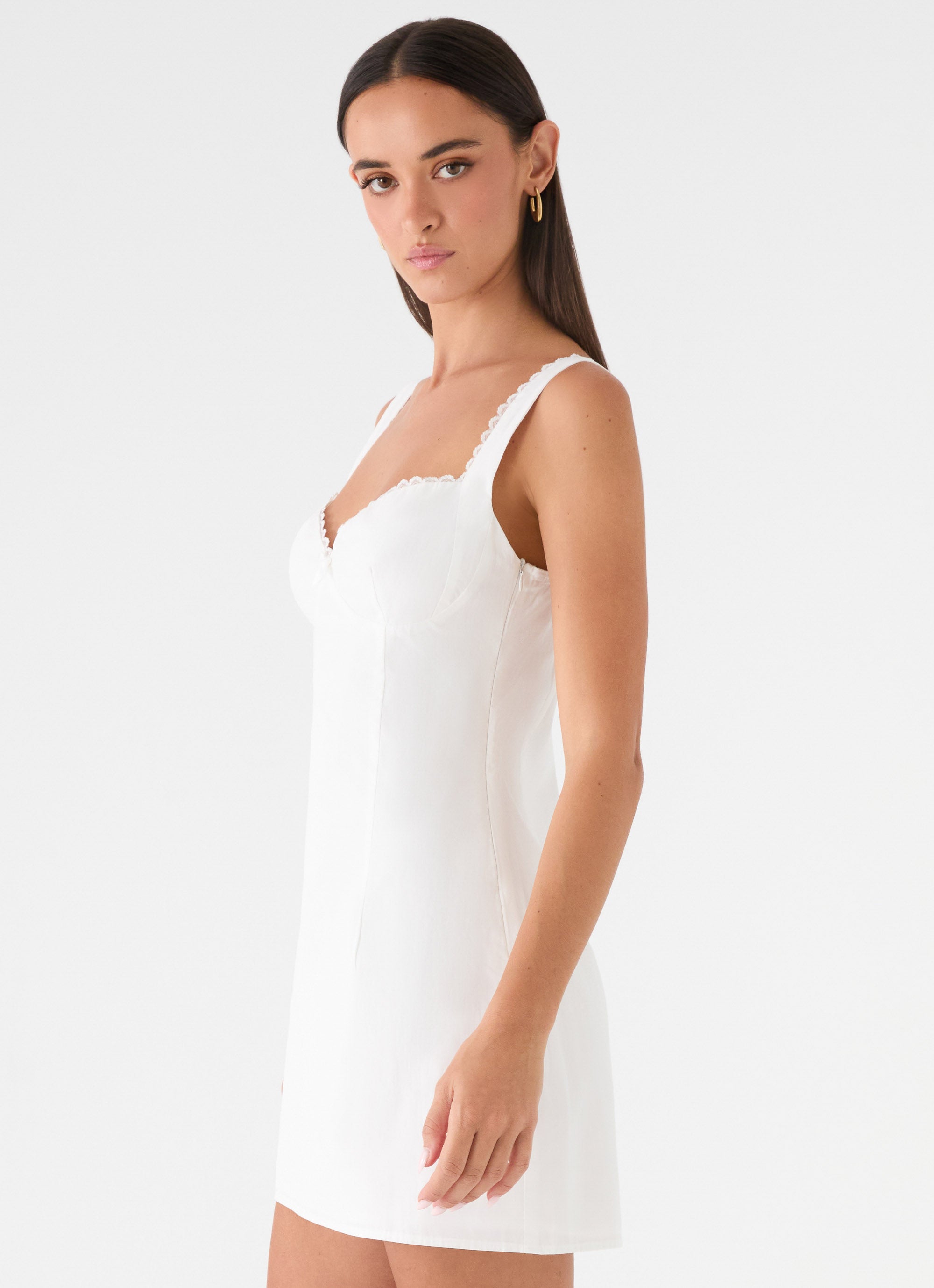 Riva Bella Mini Dress - White