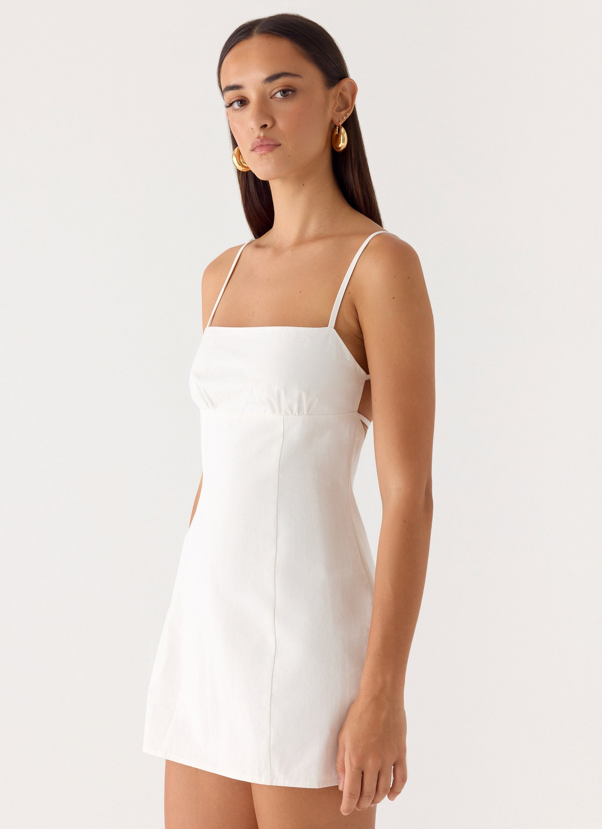 Second Sun Mini Dress - White