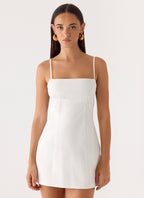 Second Sun Mini Dress - White