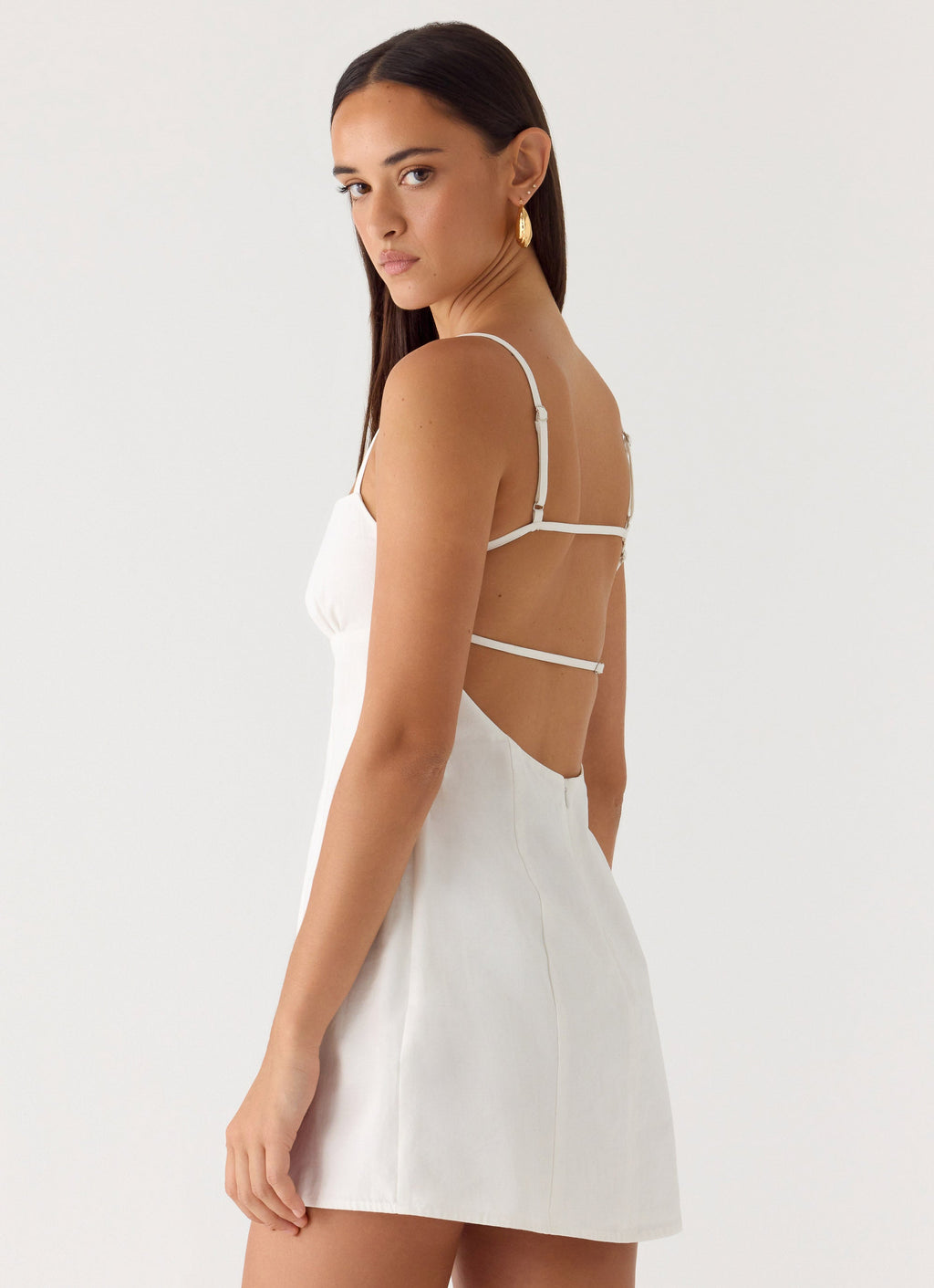 Second Sun Mini Dress - White