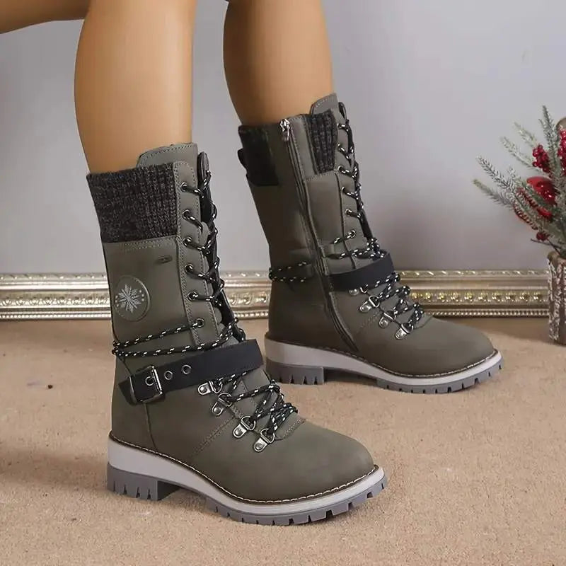 Sora High Heel Winter Boots for Women – Stylish & Warm for Cold