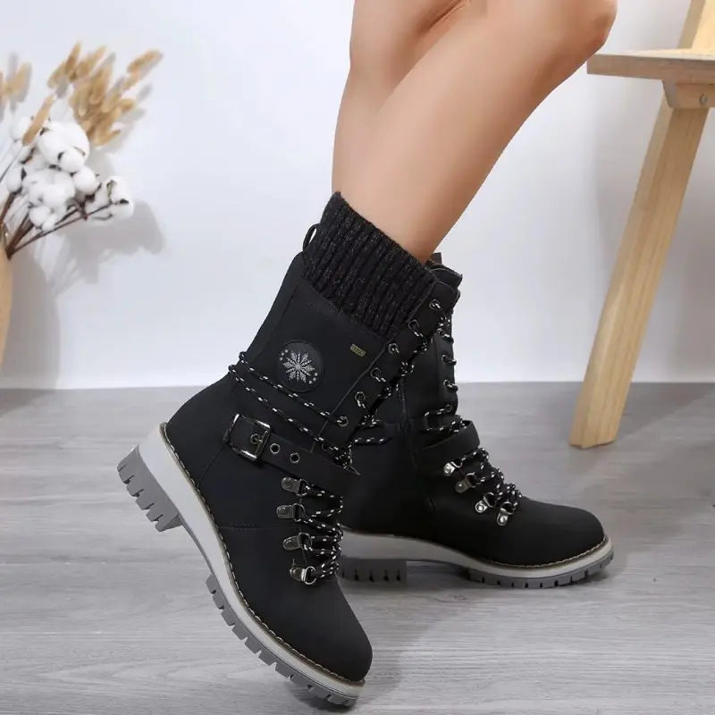 Sora High Heel Winter Boots for Women – Stylish & Warm for Cold