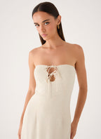 Sun Searching Midi Dress - Oatmeal