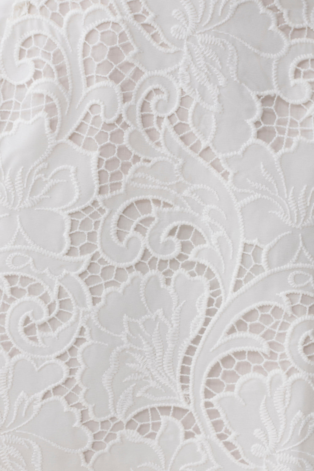 Tessa Broderie Tie Front Sleeveless Top - White