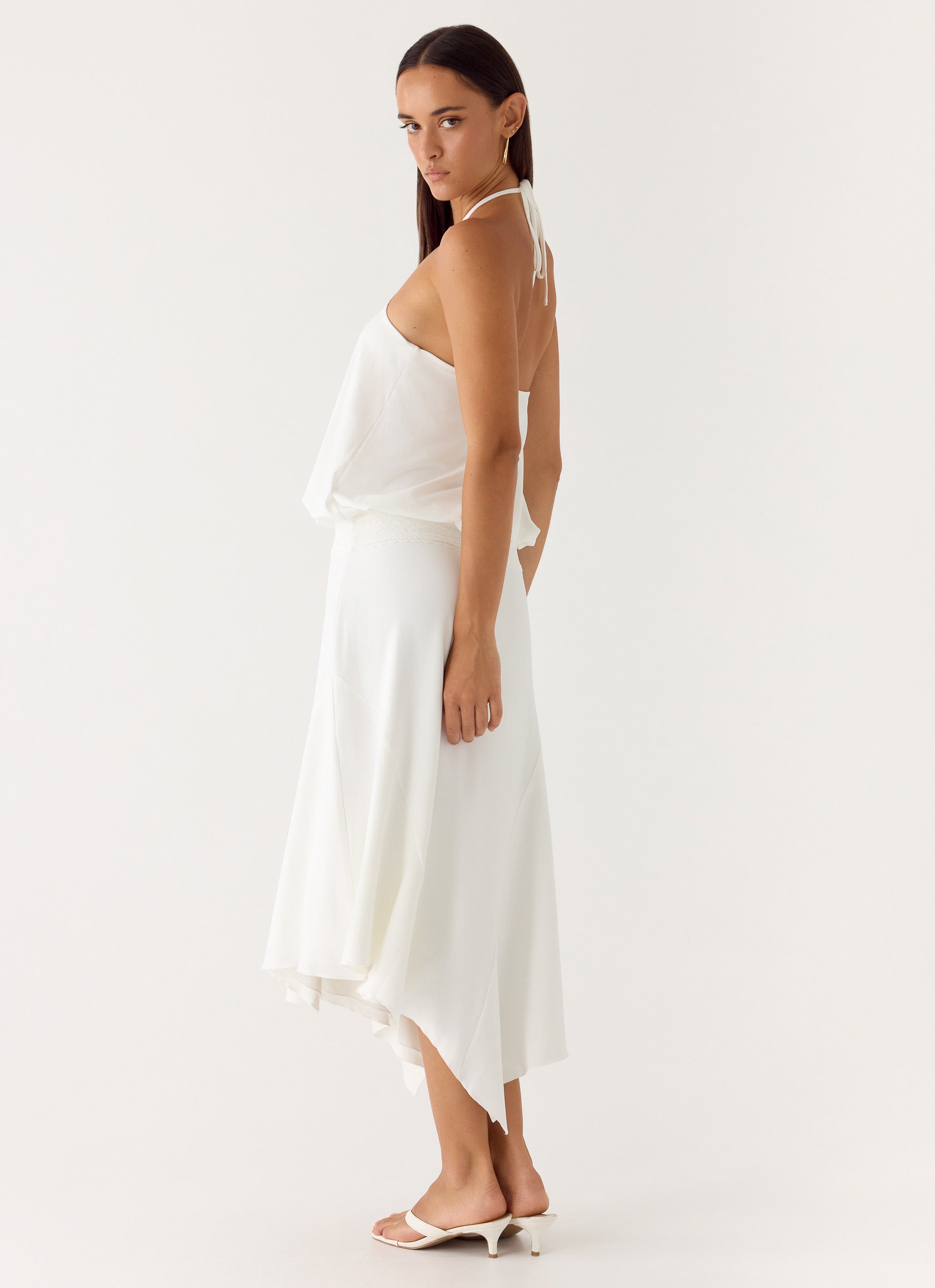 To The Girls Midi Dress - White