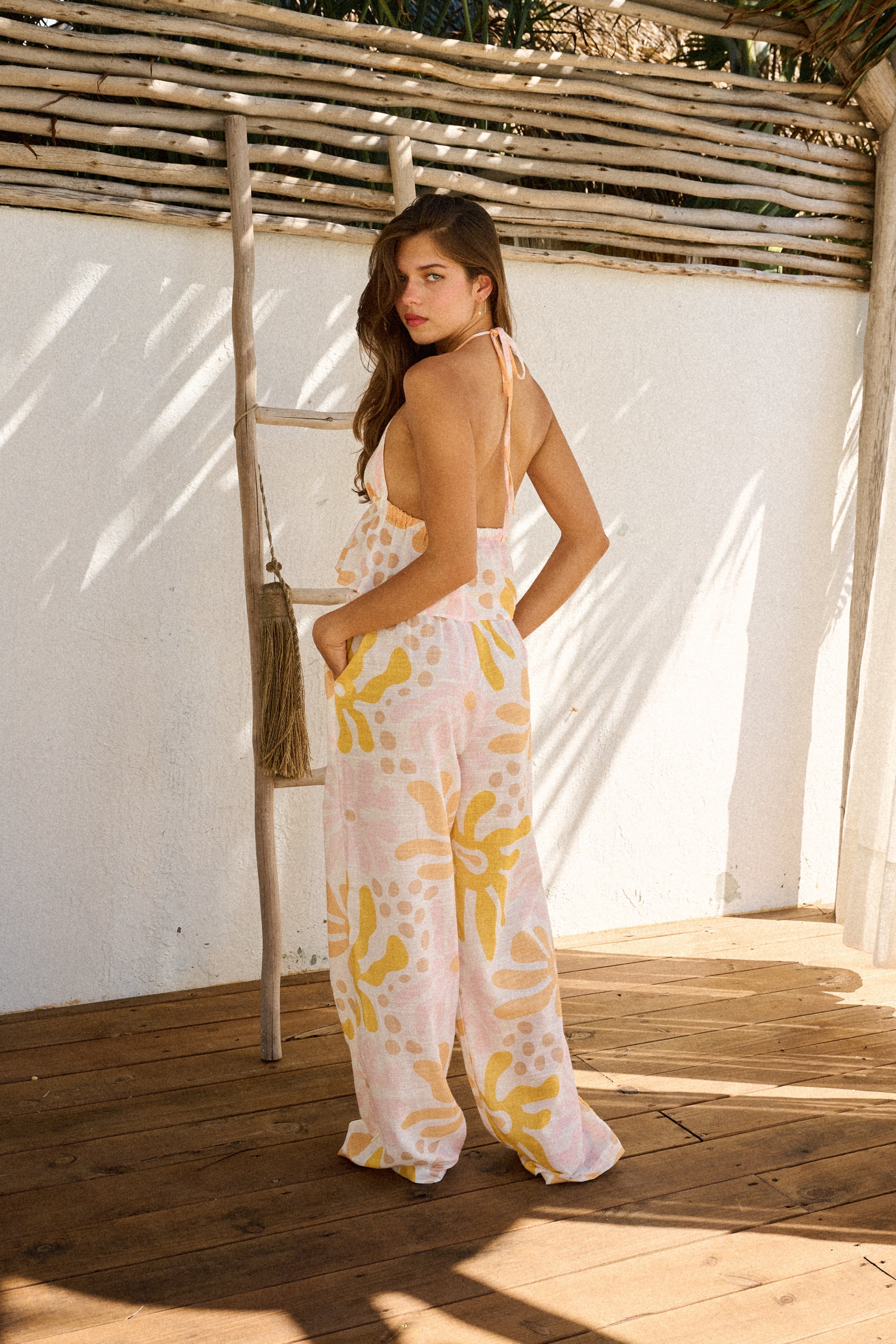 Versatile Beach Pants Women – Lightweight Cotton with Adjustable