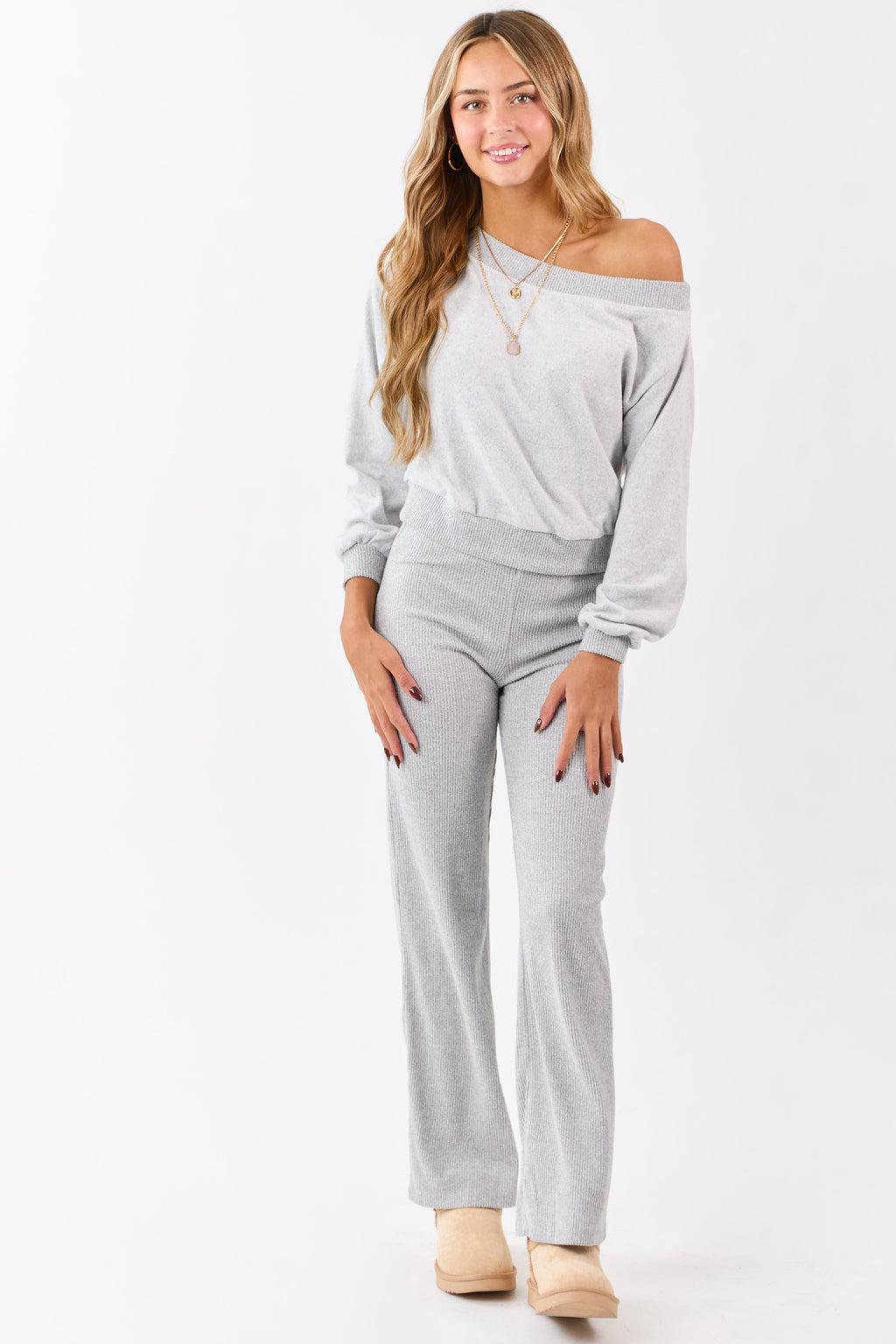 Wide Leg Pants Women with Elastic Waist – Flowy Comfort