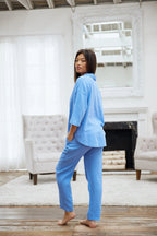 Women's Top with Deep V-Neck – Relaxed Fit